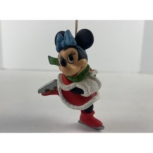 Vintage Disney Grolier Ice Skating Minnie Mouse‎ The Magic of Christmas Ornament